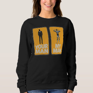 Sudadera Tu hombre es mi hombre sarcástico