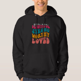 Sudadera Tú Importas Sé Amable Groovy Conciencia sobre la S