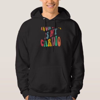 Sudadera TU MAMÁ ES MI CARDIO retro groovy en la parte post