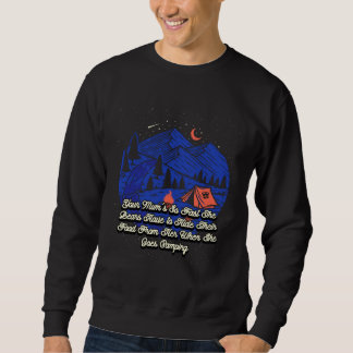 Sudadera Tu Mamá Es Tan Rápida Camping Mamá Campista Madre 