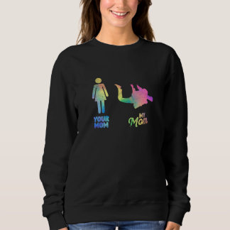 Sudadera Tu Mamá Mi Mamá Paracaidista Madre Paracaídas Salt