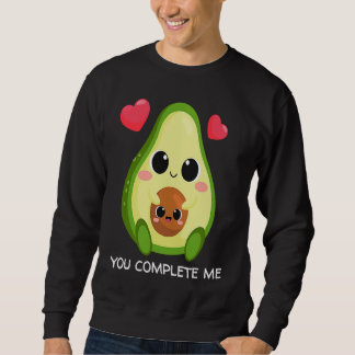 Sudadera Tú Me Completas Aguacate Parejas San Valentín