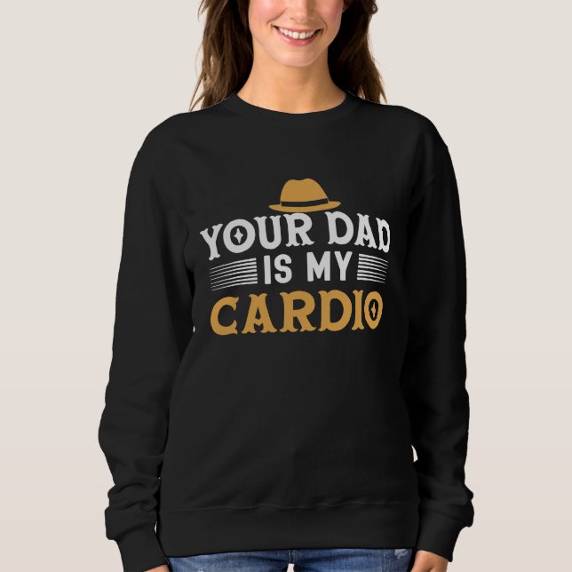 Sudadera Tu Papá Es Mi Gorra Cardio Gentleman (Anverso)