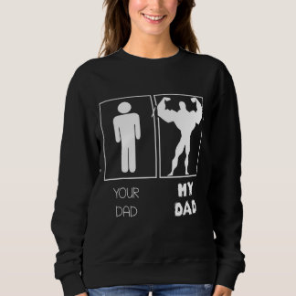 Sudadera Tu Papá Vs Mi Papi Constructor De Cuerpos Levantad
