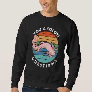 Sudadera Tú Preguntas de Ajolote Niño Niña Ajolote Lindo