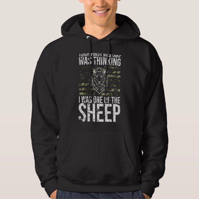 Sudadera Tu primer error fue pensar que era uno de los S (Anverso)
