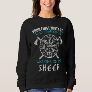 Sudadera Tu Primer Error Vikingo Nórdico