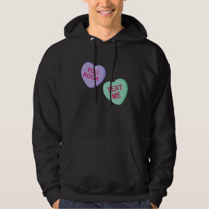Sudadera Tú Rock Me Text Día de San Valentín 2019 Caramelo