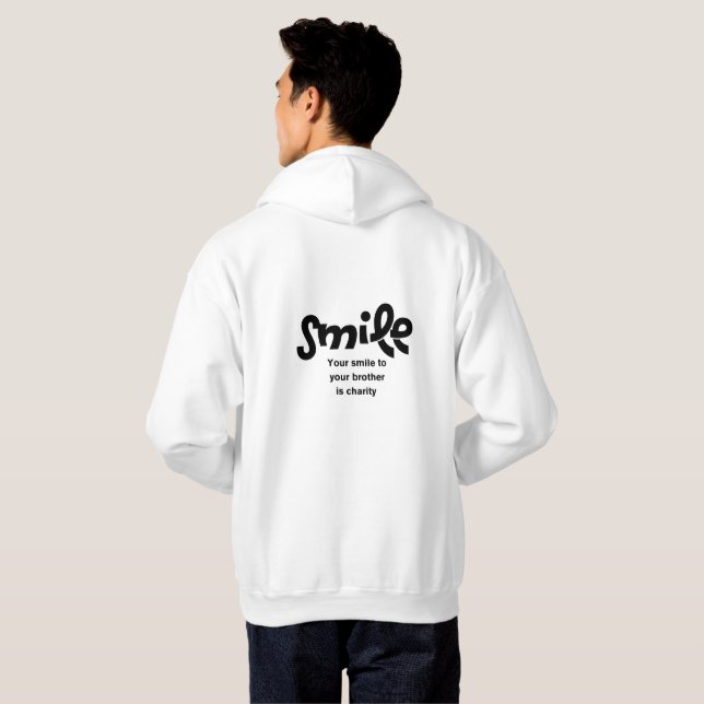 Sudadera Tu sonrisa  b (Reverso completo)