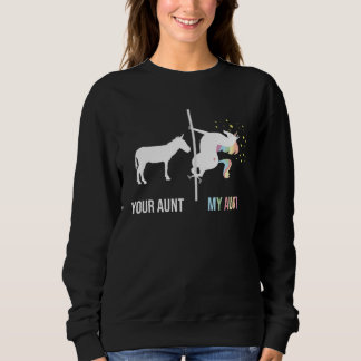 Sudadera Tu tía Mi tía Unicornio Tía genial Tía Sobrina