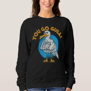 Sudadera Tú vas silbador de gaviotas Ave Ave marina Gaviota