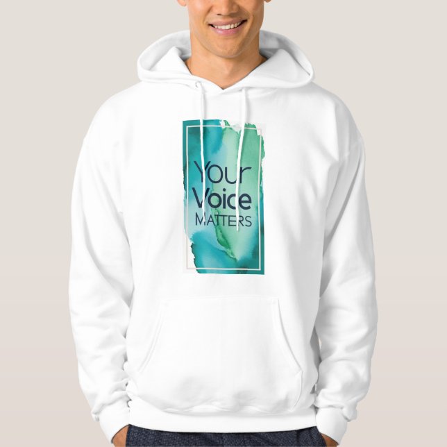 Sudadera Tu Voz Importa (Anverso)