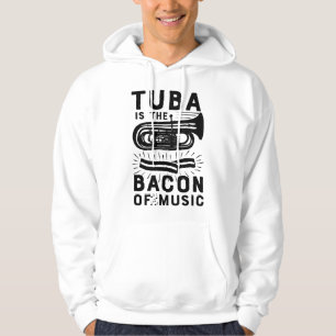 Sudadera Tuba Es El Tocino de la Música Banda de Música Mar