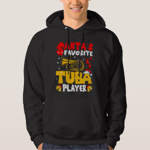 Sudadera Tuba favorita de Santa Claus celebra Santa Música