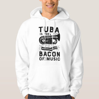 Sudadera Tuba Is The Bacon of Music Marching Band Funny Cam