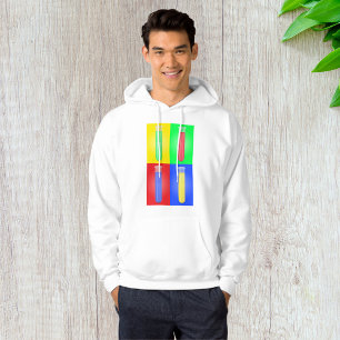 Sudadera Tubos de ensayo de arte pop Laboratorio de ciencia