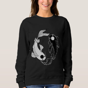 Sudadera Tui Y La Yin Y Yang Koi Fish