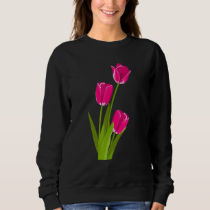Sudadera Tulipanes rosados