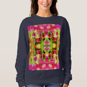 Sudadera TULIPS - Tulipanes de colores del arte fractal -