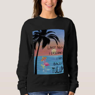 Sudadera Tulum Mexico Dream Flamingo Adventure Recuerdos So