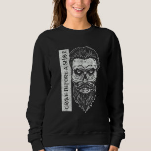 Sudadera Tumba Antes De Un Calavero Sórdido Amante De La Ba