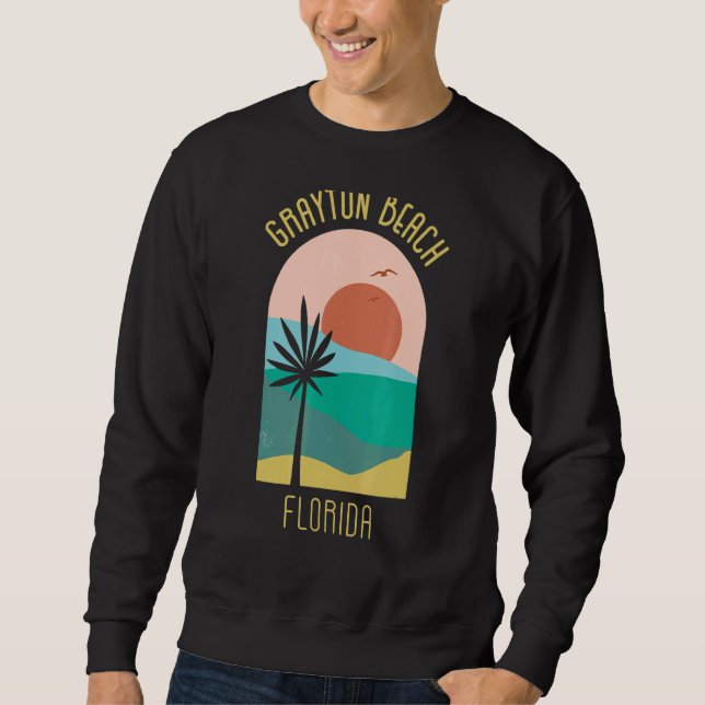 Sudadera Tumba de Vacaciones Grayton Beach Florida Boho Vin (Anverso)