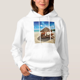 Sudadera Tumbonas en la playa