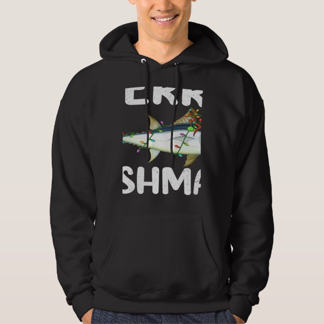 Sudadera Tuna Fish  Xmas Lights Reindeer Hat Tuna Fish Chri (Anverso)