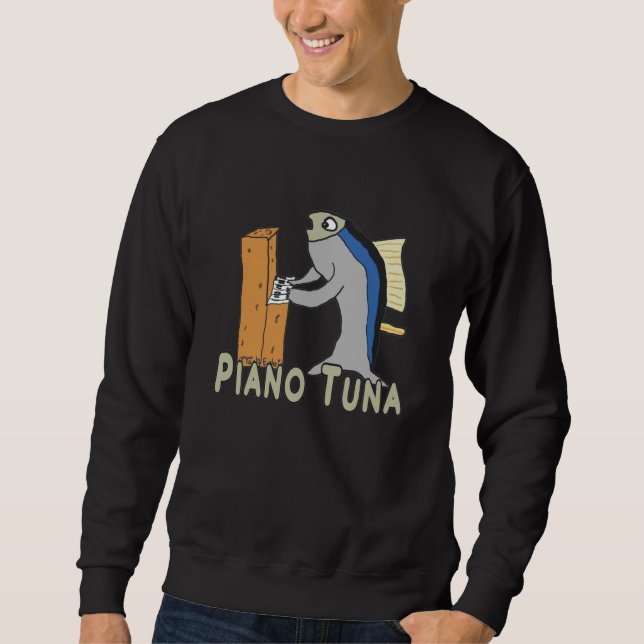Sudadera Túner de piano (atún de piano) (Anverso)