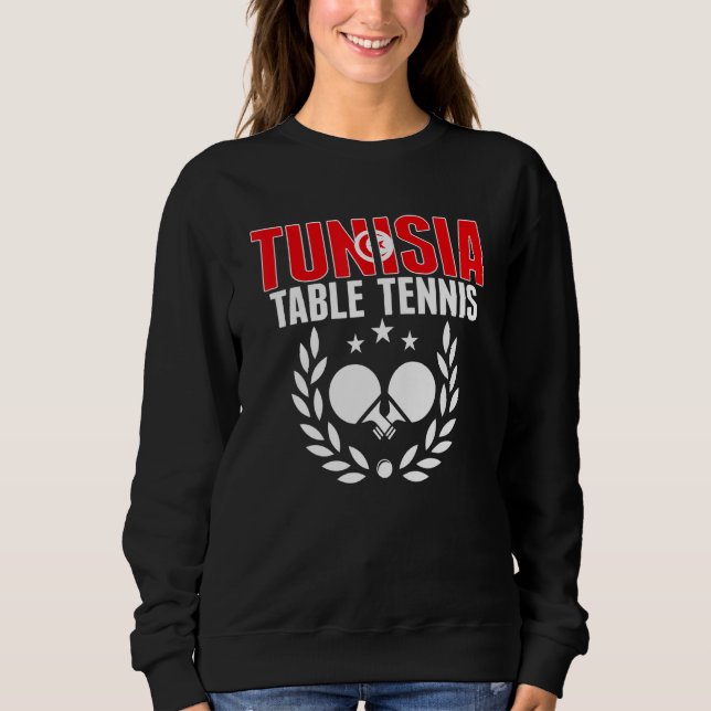Sudadera Tunisia Table Tennis  Tunisian Ping Pong Team Supp (Anverso)