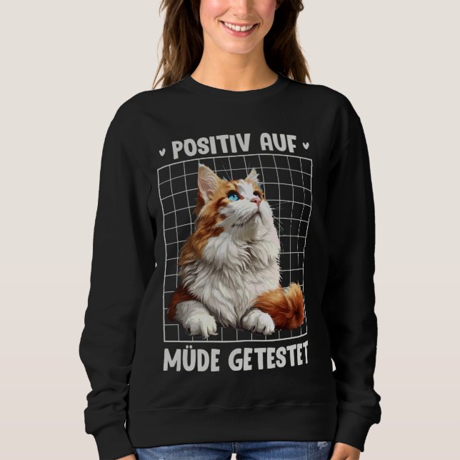 Sudadera Turco Van POSITIV AUF MÜDE GETESTET Lustiges Tur (Anverso)