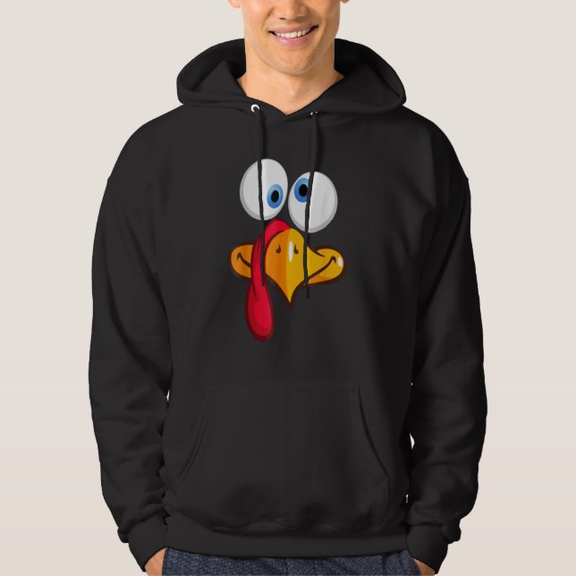 Sudadera Turkey Face, Turkey Face Fun - Turkey Face Fun Tha (Anverso)