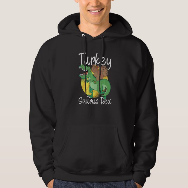Sudadera Turkey Saurus Rex Thanks Giving  Rex Thanksgiving (Anverso)