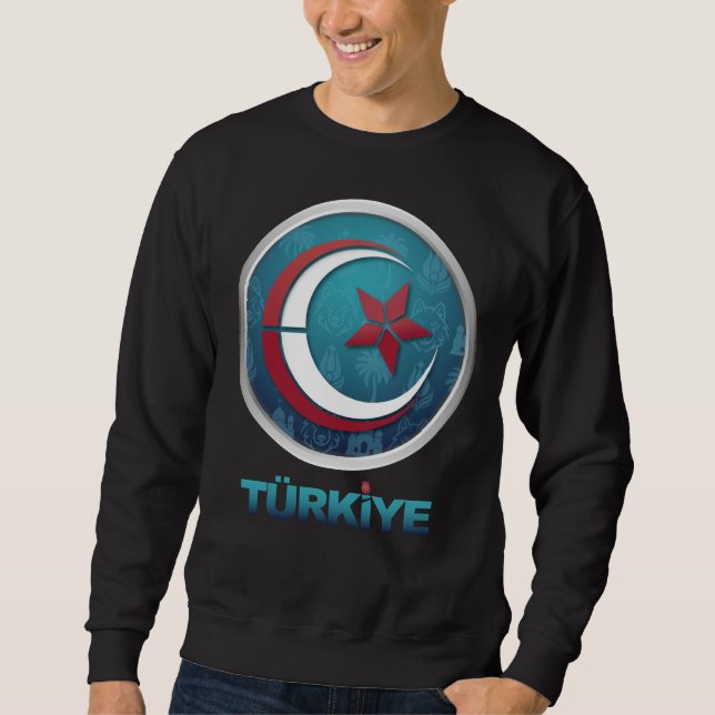 Sudadera Turkey Turkiye Europe Asia (Anverso)