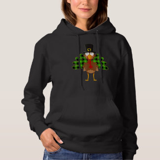 Sudadera Turkeys Green Plaid Thanksgiving Day   Boys Girls