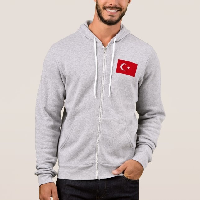 Sudadera Türkiye - Bandera de Turquía (Anverso)