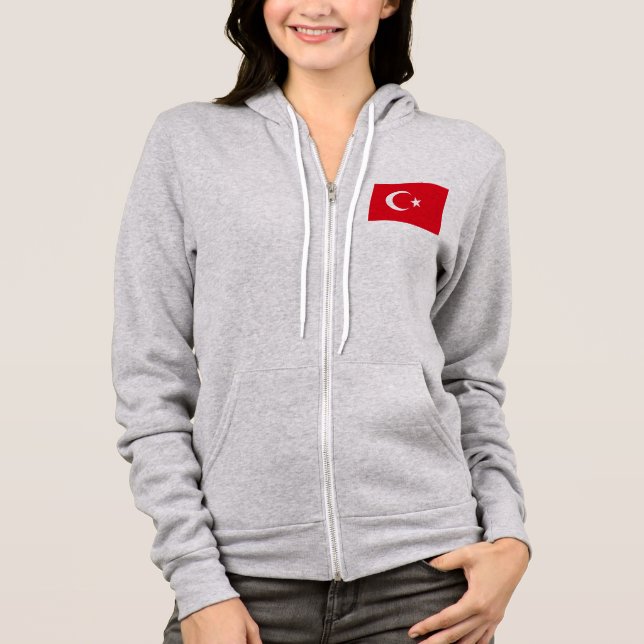 Sudadera Türkiye - Bandera de Turquía (Anverso)