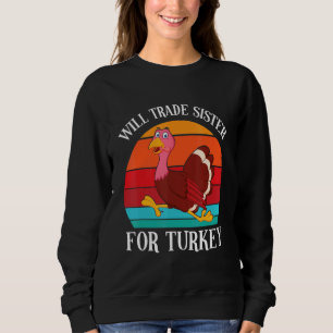 Sudadera Turquía celebra el Día de Acción de Gracias con he