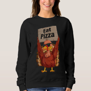Sudadera Turquía come pizza adulto vegan niños divertidos T
