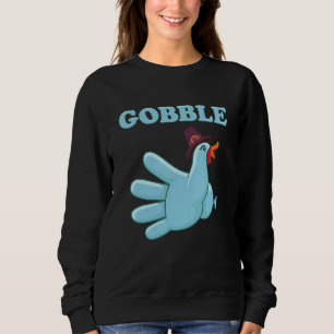 Sudadera Turquía Gobble Glove Enfermera Médica RN ER Caída