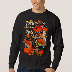 Sudadera Turquía Saurus Rex T Rex Pilgrim Turquía Día de Ac