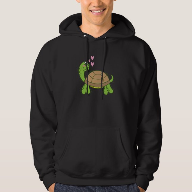 Sudadera Turtle is in Love Reptile Water (Anverso)