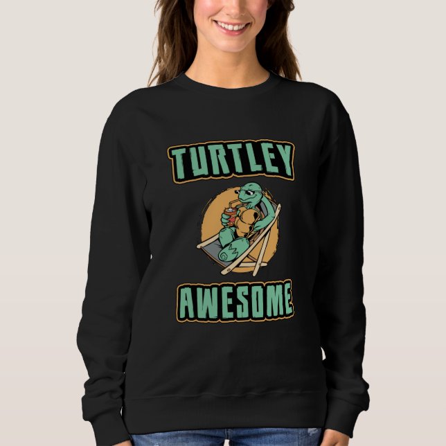 Sudadera Turtley Awesome Turtle Lover Turtles Funny Gift (Anverso)