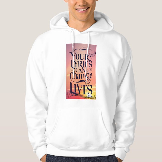 Sudadera Tus Letras Pueden Cambiar Vidas (Anverso)