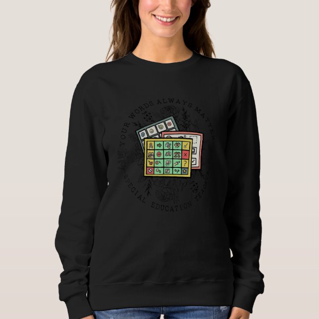 Sudadera Tus Palabras Siempre Importan Sped Maestro Inspira (Anverso)