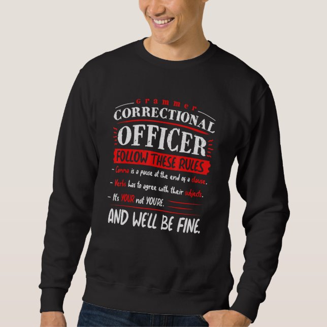 Sudadera Tutor de lengua gramática de puntuación del profes (Anverso)