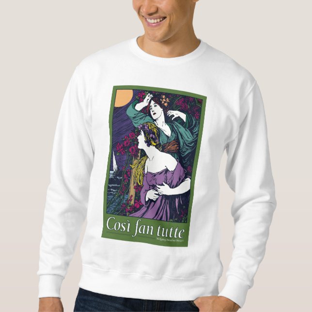 Sudadera Tutte de la fan de Così, ópera (Anverso)