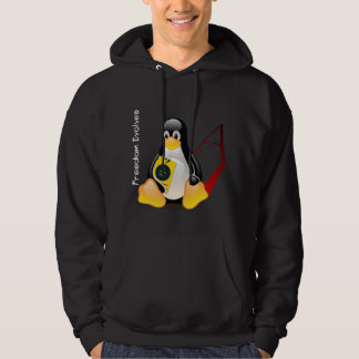 Sudadera Tux ateo (la libertad se desarrolla)