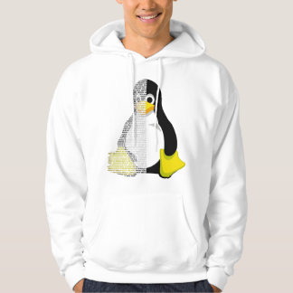 Sudadera Tux mascot semitext