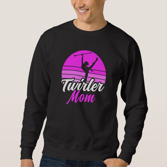 Sudadera Twirler Mom Baton Twirling (Anverso)